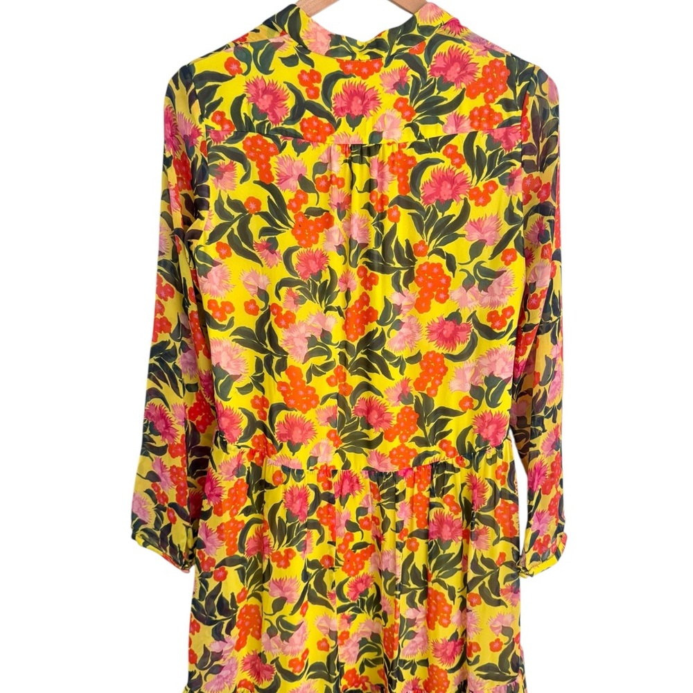 Saloni Alexia Azalea Silk Maxi Dress - Picture 14 of 14